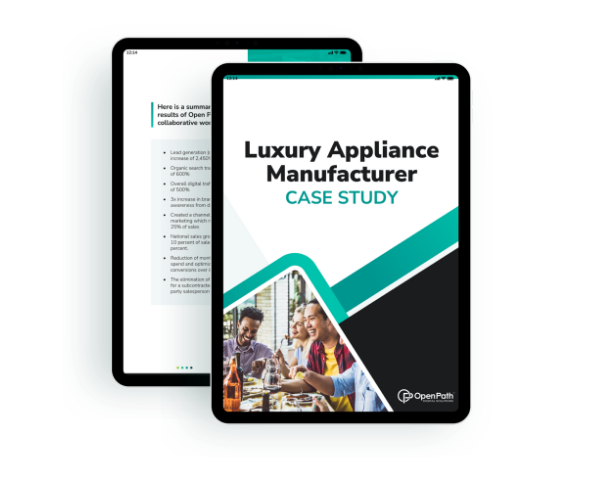 Luxury Appliance Manufacturer Case Study
